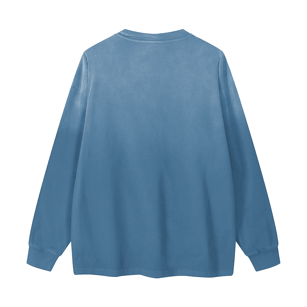 Bronx Spring 96' Notebook Gradient Washed Long Sleeve T-Shirt by Bronx Native for New York summer
