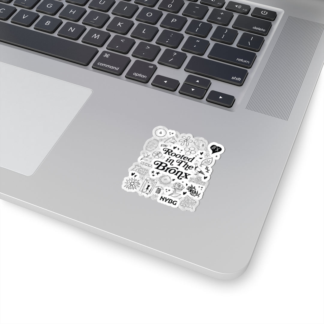 Rooted in the Bronx Sticker (Black)