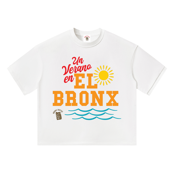 Un Verano en el Bronx Unisex Heavyweight Boxy T-Shirt