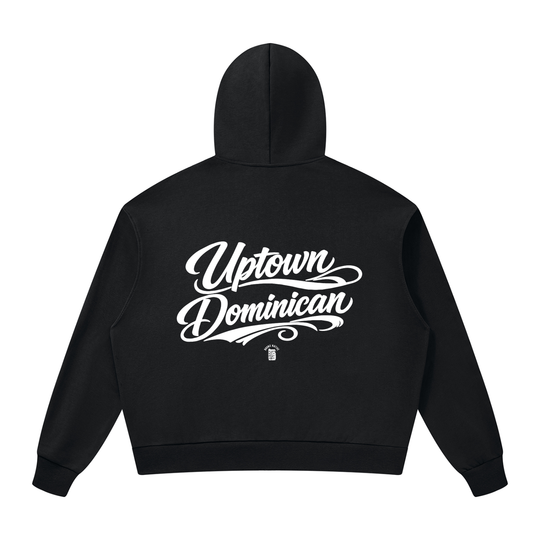 Dominican Republic Unisex Drop Shoulder Full Zip Hoodie