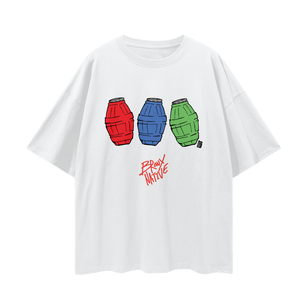 Quarter Waters Streetwear Loose Drop Shoulder T-Shirt