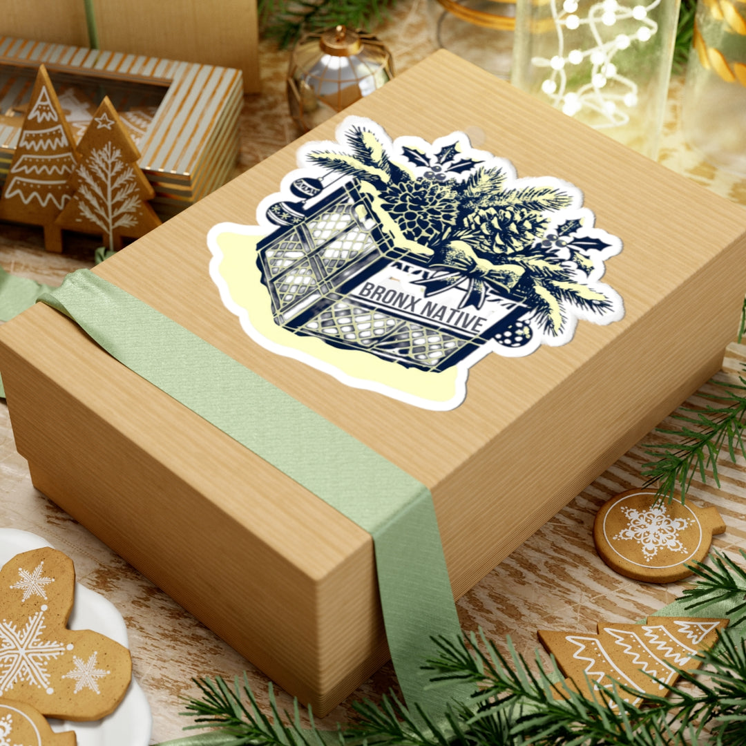Milk Crate Holiday Sticker