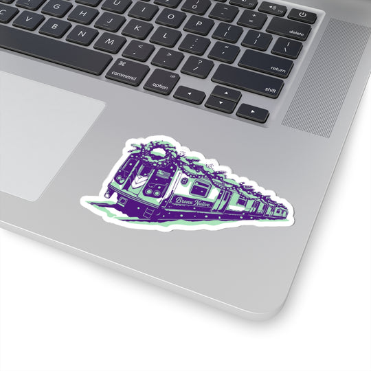 Train Car BXN Holiday Ed. (Purple & Green) Sticker