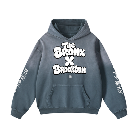 The Bronx x Brooklyn Heavyweight Sunfade Oversized Hoodie