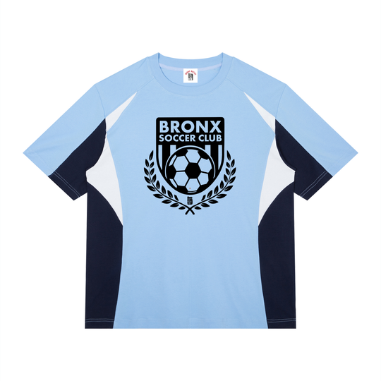 Bronx Soccer Club Unisex Color Block Raglan T-Shirt