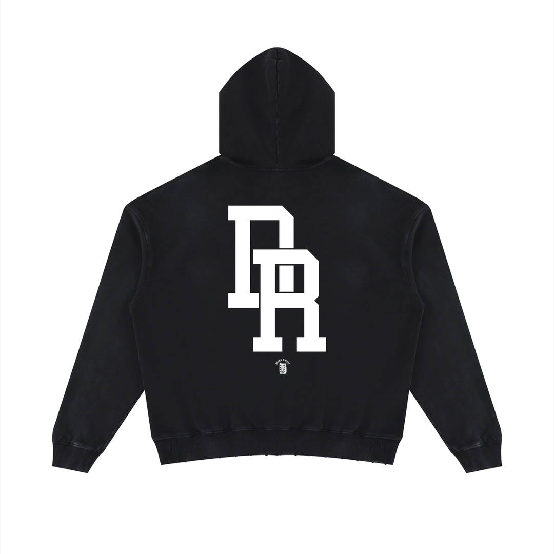 DR Unisex Mineral Wash Distressed Hoodie
