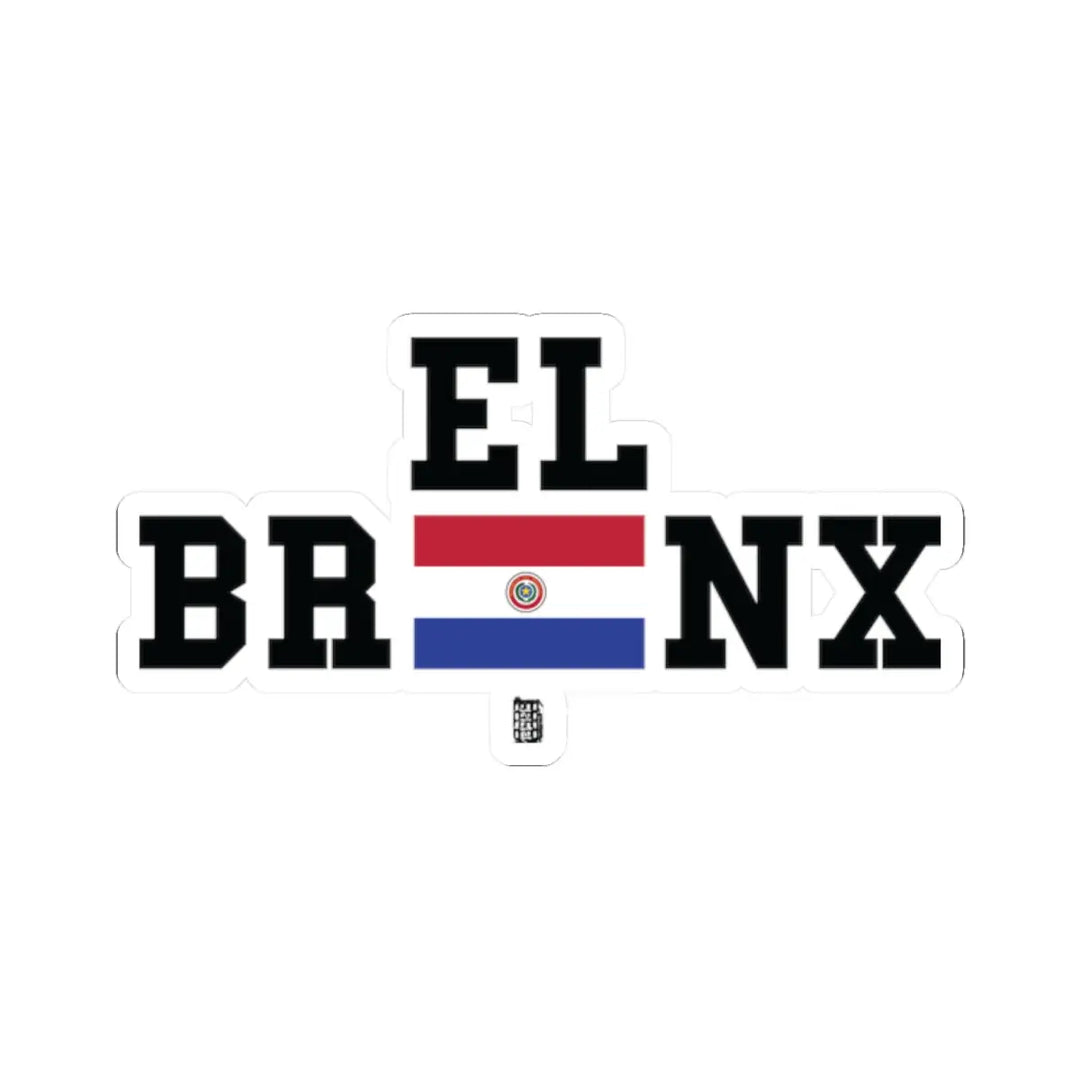 El Bronx Paraguay Flag Sticker Printify