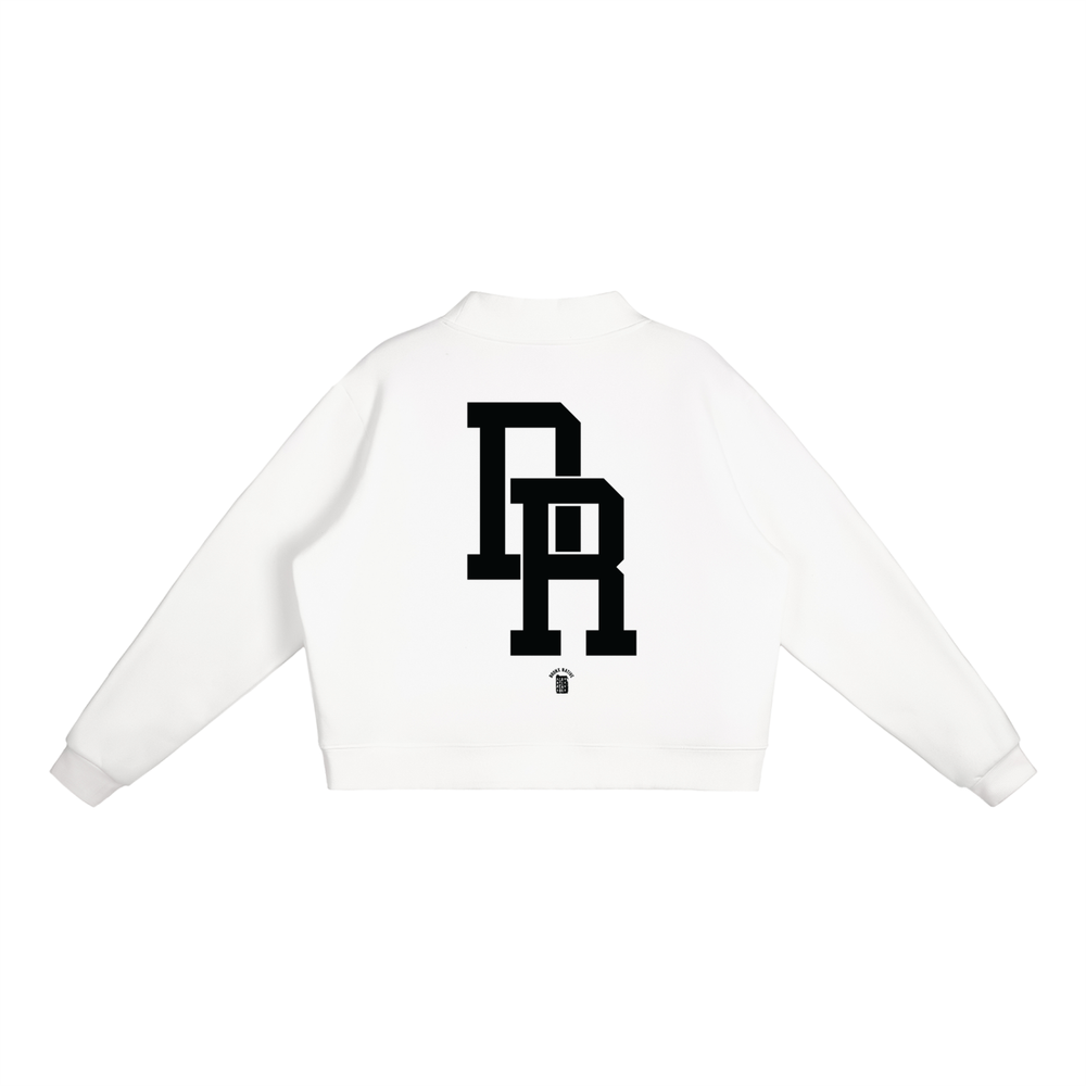 Dominican Republic Essential Fleece Mock-Neck Crew Sweatshirt