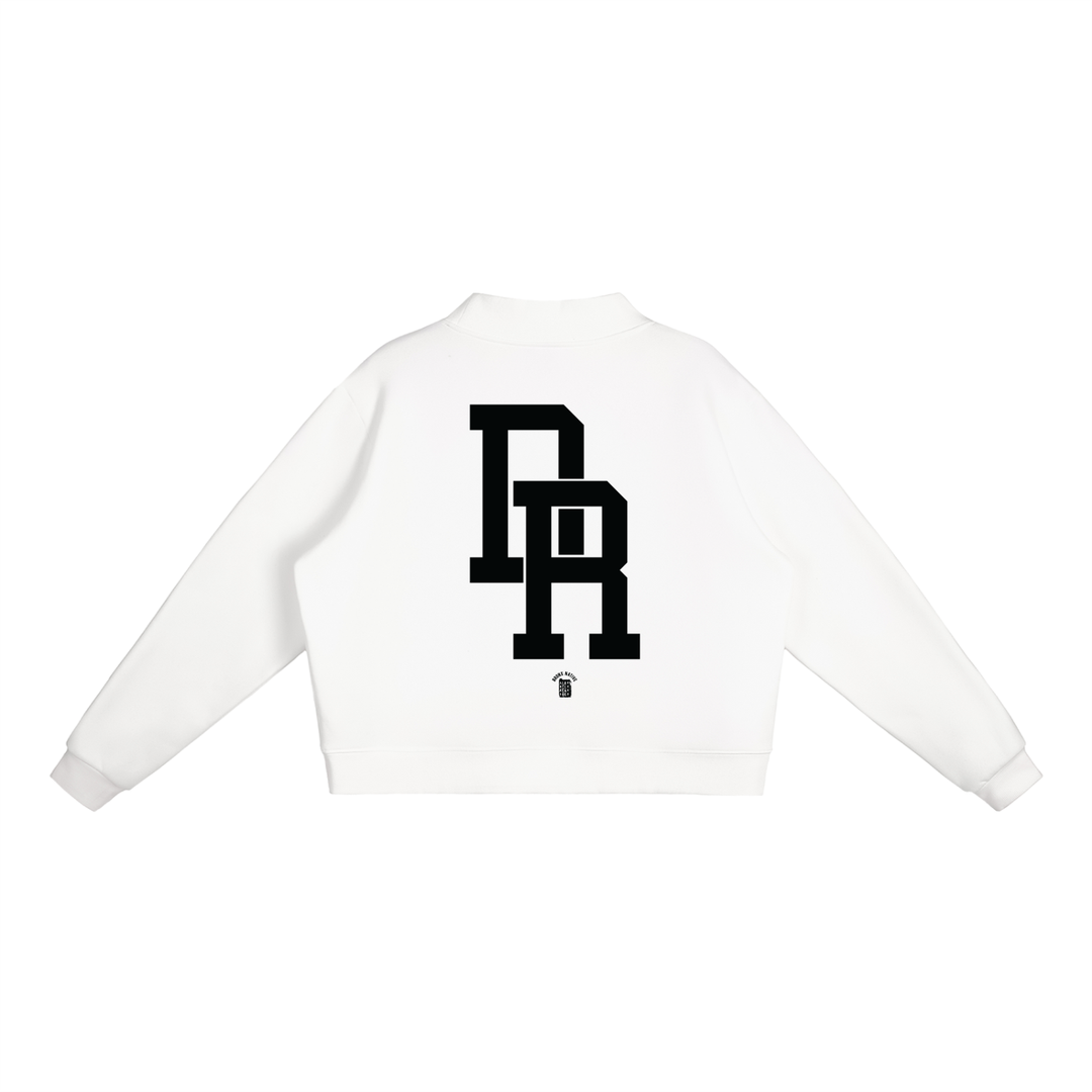 Dominican Republic Essential Fleece Mock-Neck Crew Sweatshirt