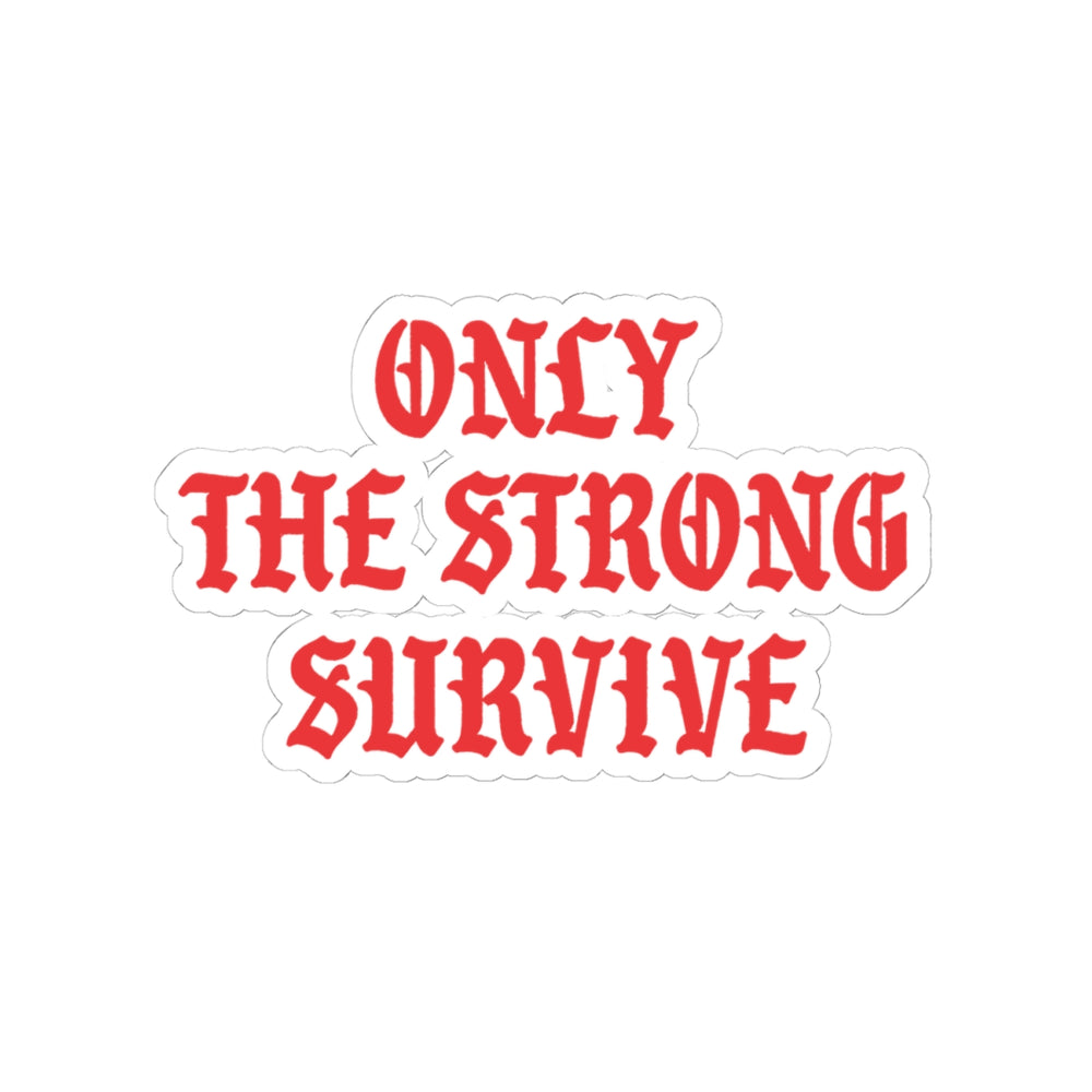 Only the Strong Survive, Bronx Native Kiss Cut Stickers, Urban Decor, Laptop Stickers, Gift Ideas, Bronx Culture, City Love