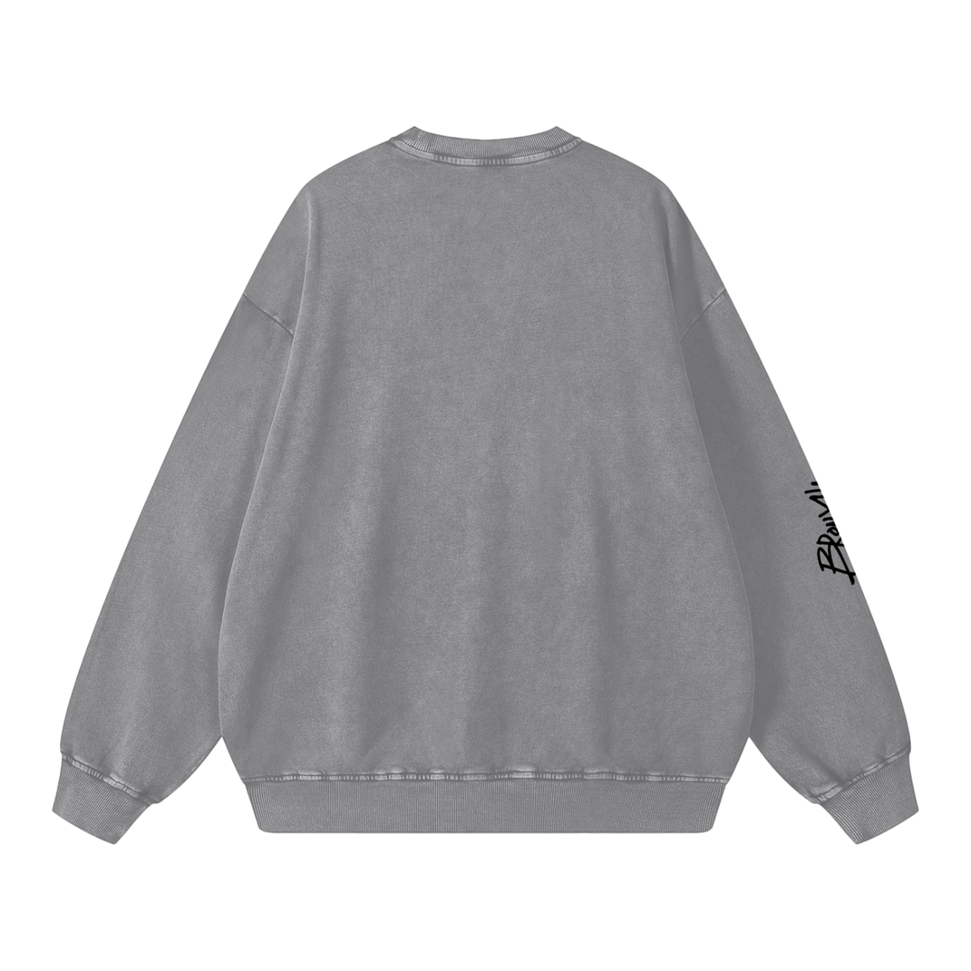 Have a Bronx Day Snow Washed Oversized Sweatshirt