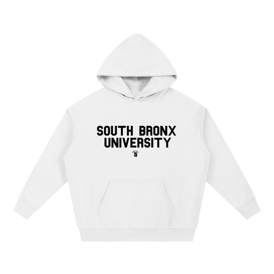 South Bronx University Essential Heavyweight Hoodie by Bronx Native, Summer 2026 hoodies with BX pride and New York streetwear energy