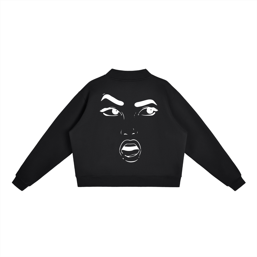 Regular Shmegular Essential Fleece Mock-Neck Crew Sweatshirt