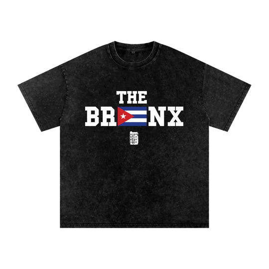 The Bronx Snow Washed Oversized Cotton T-Shirt