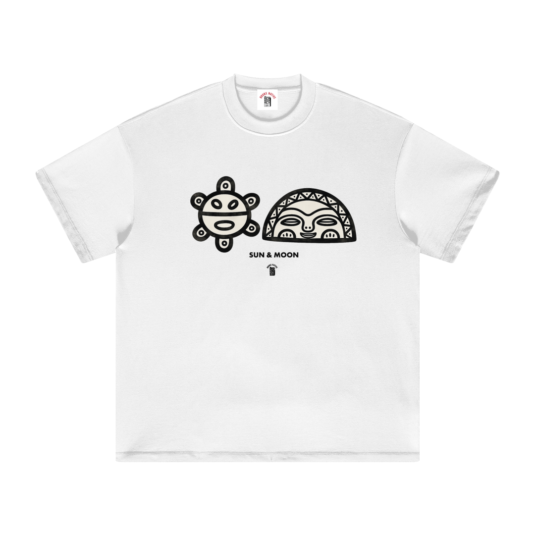 Sun & Mooon PR Edition Heavyweight Earth Tone T-Shirt by Bronx Native