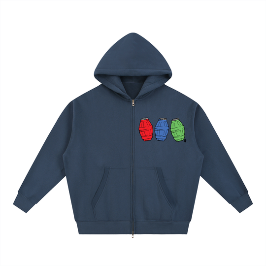 Quarter Ice Essential Oversized Fleece Boxy Hoodie