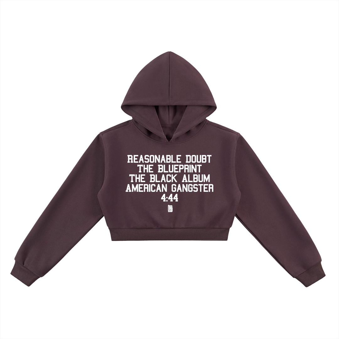 BX x BK 30th Anniversary Cropped Hoodie by Bronx Native — BX x BK 30th Anniversary Stadium Series product image