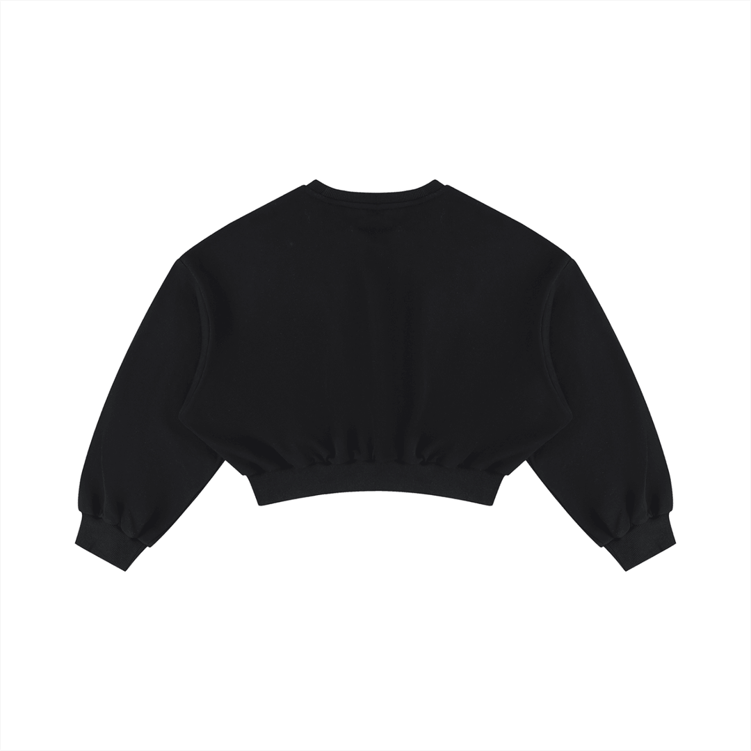 Bronx Basketball 2026 Playoff Edition Women's Boxy Cropped Crewneck Sweatshirt by Bronx Native