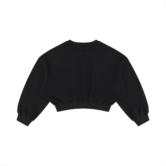 Bronx Basketball 2026 Playoff Edition Women's Boxy Cropped Crewneck Sweatshirt by Bronx Native