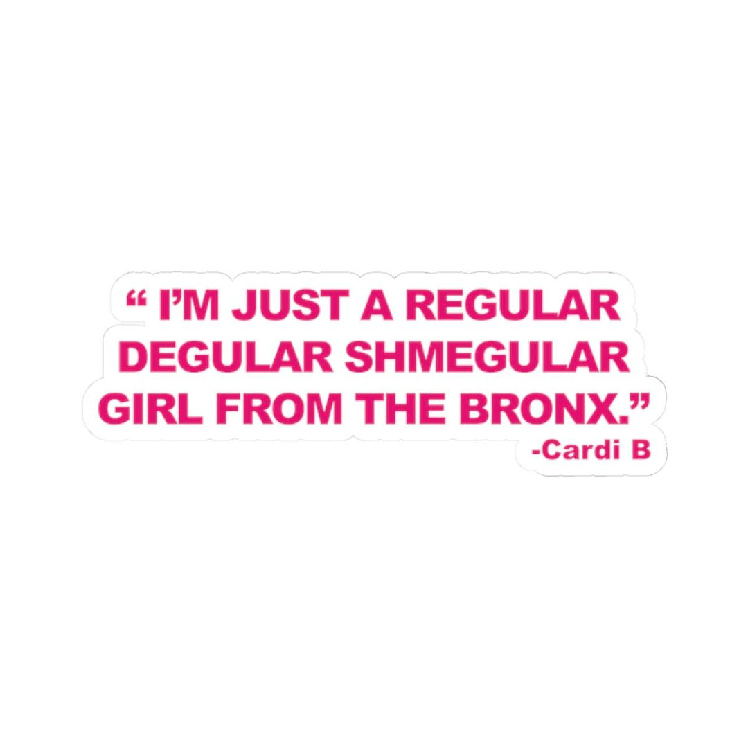 Regular Shmegular Bronx Girls Sticker by Bronx Native
