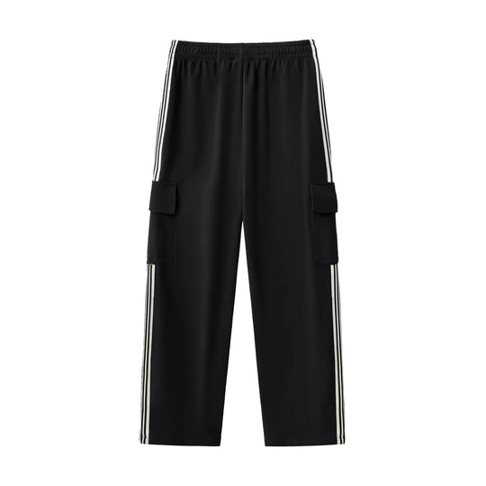 Have a Bronx Day Side Stripe Straight-Leg Pants