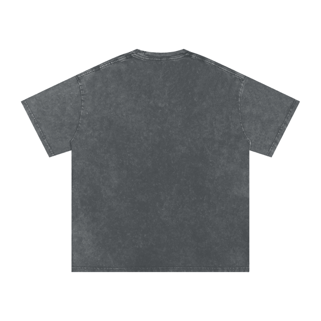 Bad Bunny Bowl Snow Washed Oversized Cotton T-Shirt