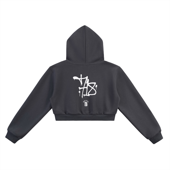 BX x BK 30th Anniversary Cropped Hoodie by Bronx Native — BX x BK 30th Anniversary Stadium Series product image