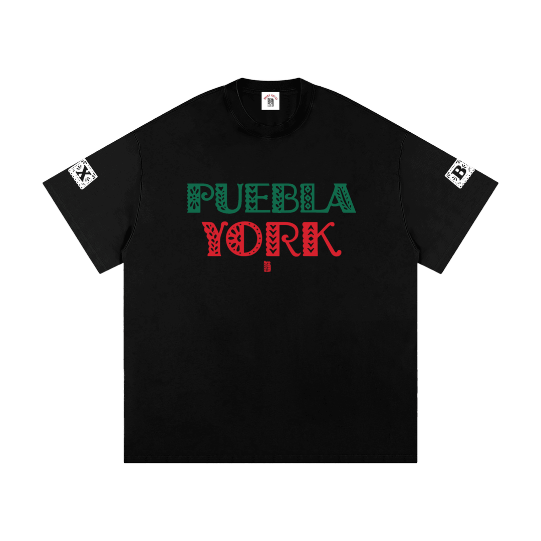 Puebla York BX Mex Exclusive Heavyweight Loose Fit T-Shirt by Bronx Native