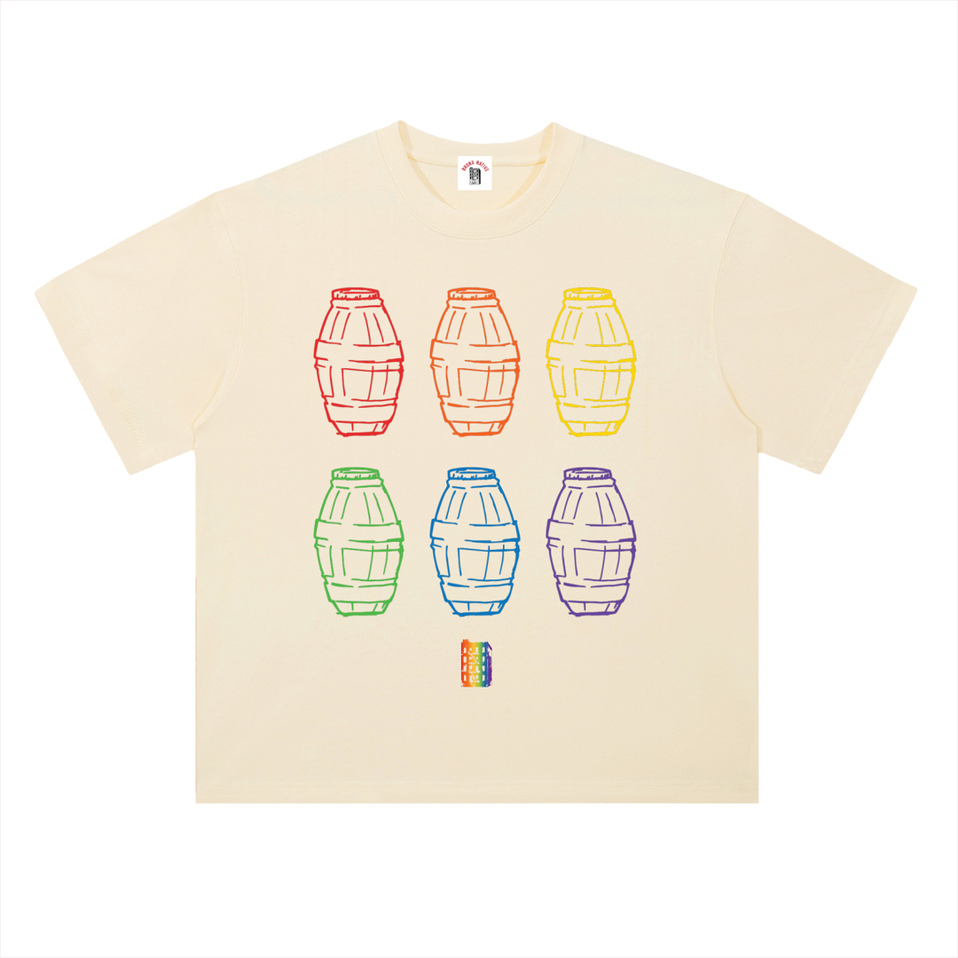 Bronx Pride Heavyweight Drop Shoulder Cotton Tee by Bronx Native for Bronx Pride, NYC Pride, and inclusive New York streetwear