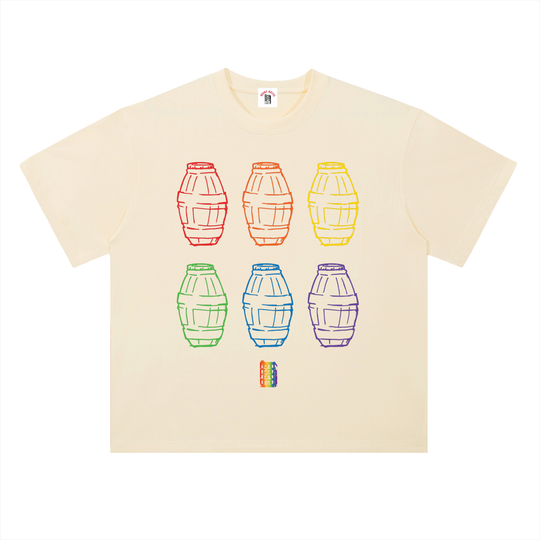 Heavyweight Drop Shoulder Cotton T-Shirt