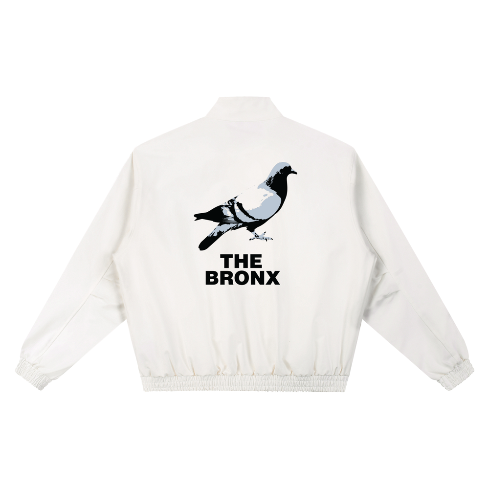 Bronx Pidgeon Stand Collar Bomber Jacket