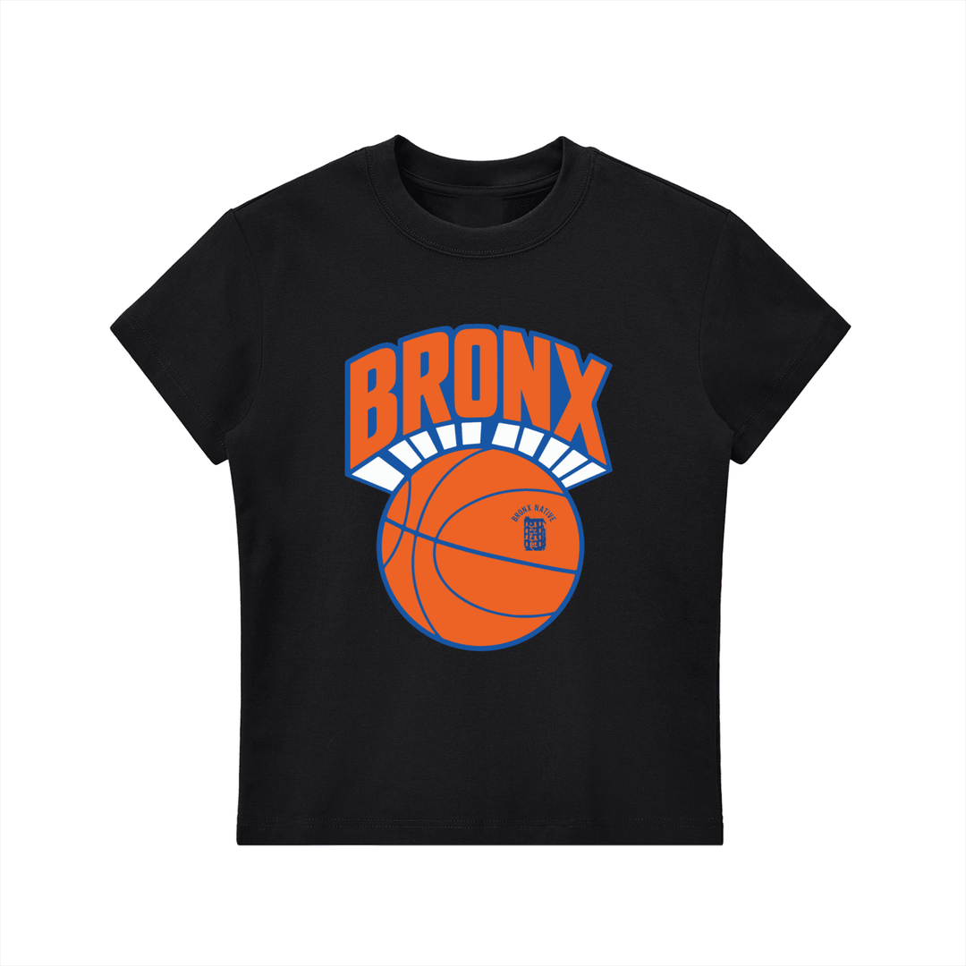Bronx Basketball 2026 Playoff Edition Women's Essential Bodycon Crewneck T-Shirt by Bronx Native