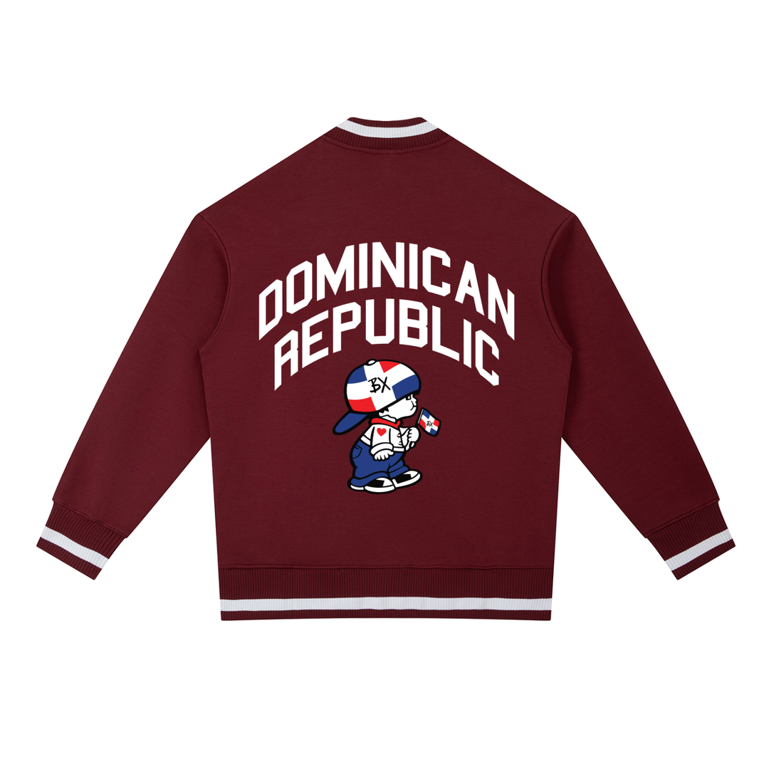 DR Independence Contrast Piping Zip Bomber Jacket