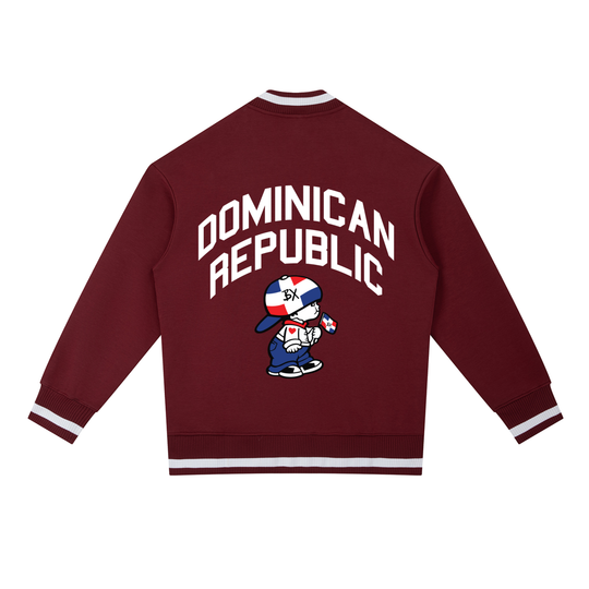 DR Independence Contrast Piping Zip Bomber Jacket