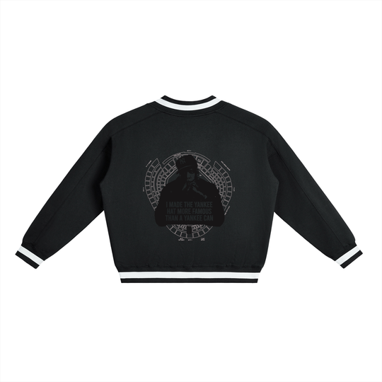 Empire State of Mind Lim. Edition Jay-Z Yankee V-Neck Contrast Collar Boxy Sweatshirt