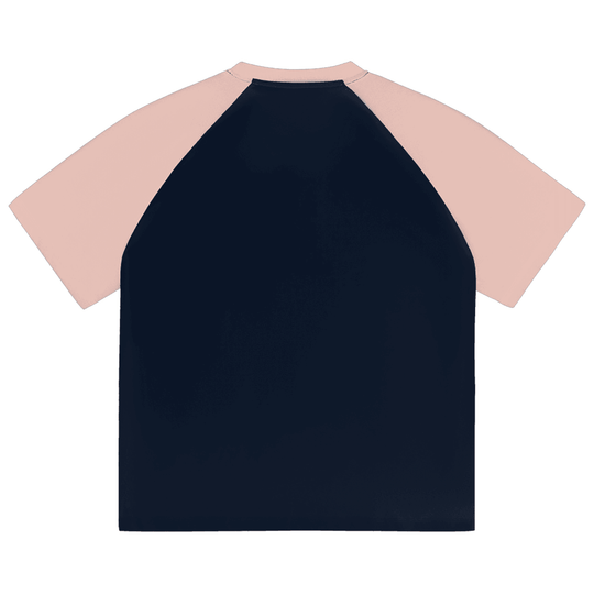 BX Mex Color-Blocked Raglan Sleeve T-Shirt