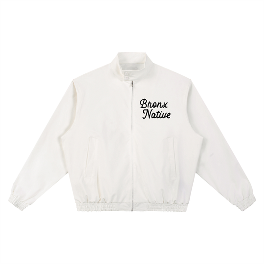 Bronx Pidgeon Stand Collar Bomber Jacket