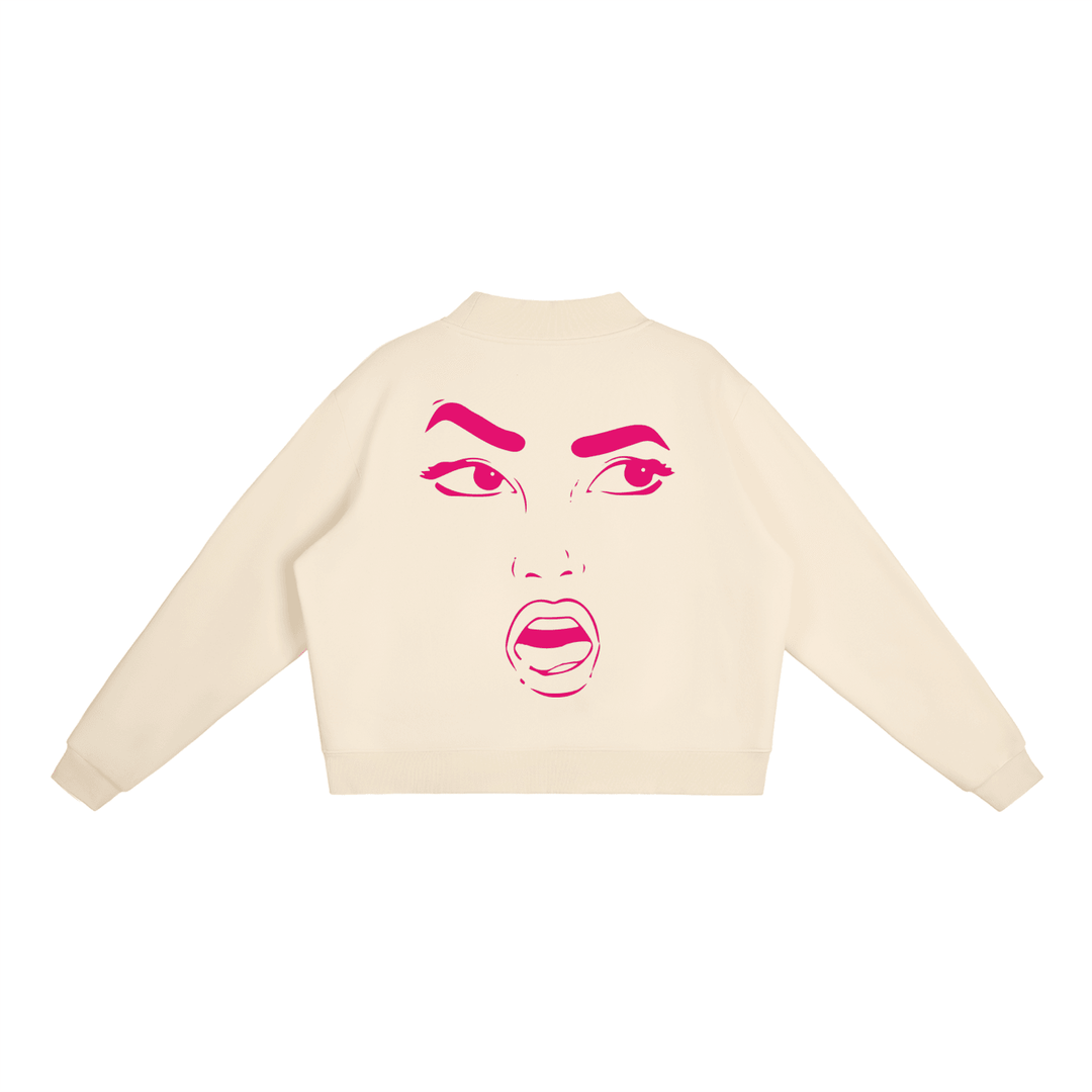 Regular Shmegular Essential Fleece Mock-Neck Crew Sweatshirt