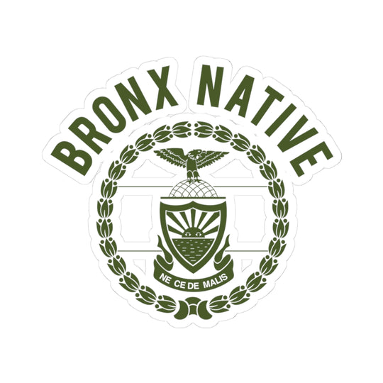 Bronx Native Seal (Green) Sticker