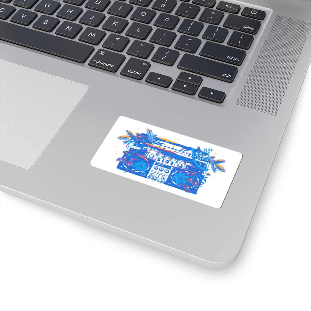 Boom Box Holiday (Neon) Sticker