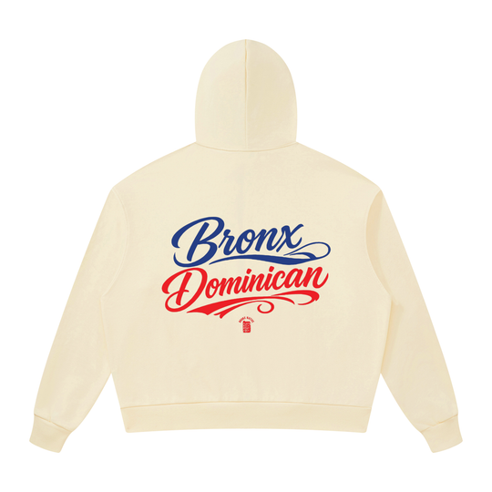 Dominican Republic Unisex Drop Shoulder Full Zip Hoodie