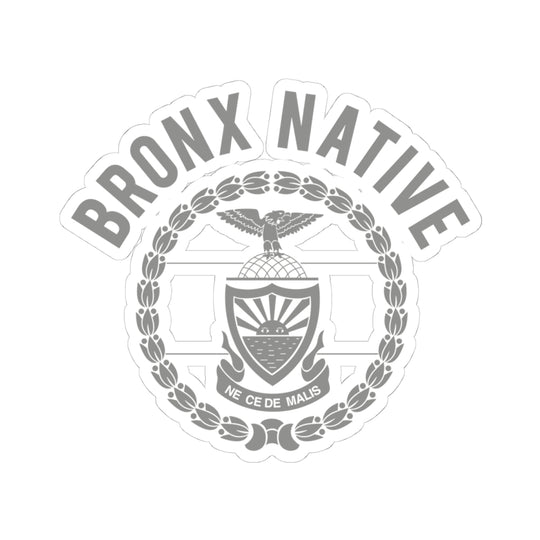 Bronx Native Crest (Silver) Sticker