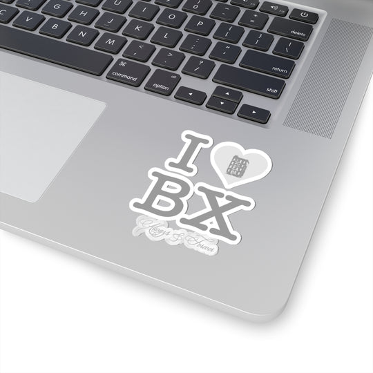 I Love The Bronx (Always & Forever) Silver Sticker