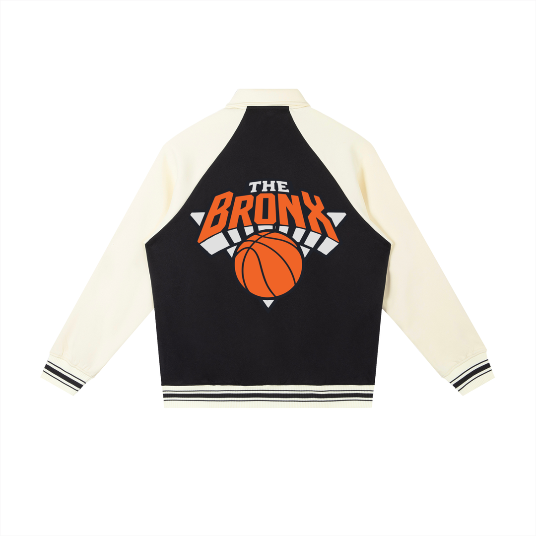 The Bronx Basketball 2026 Playoff Ed. Contrast Raglan Sleeve Jacket