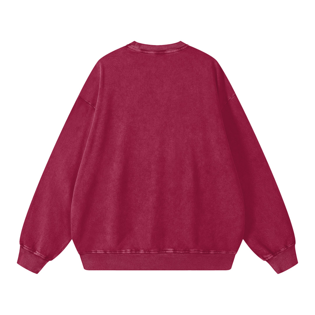 The Boogie Down BX Snow Washed Oversized Sweatshirt