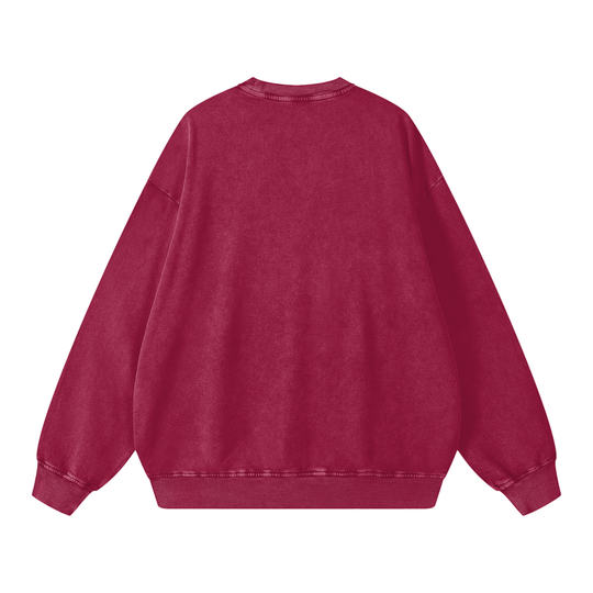 The Boogie Down BX Snow Washed Oversized Sweatshirt