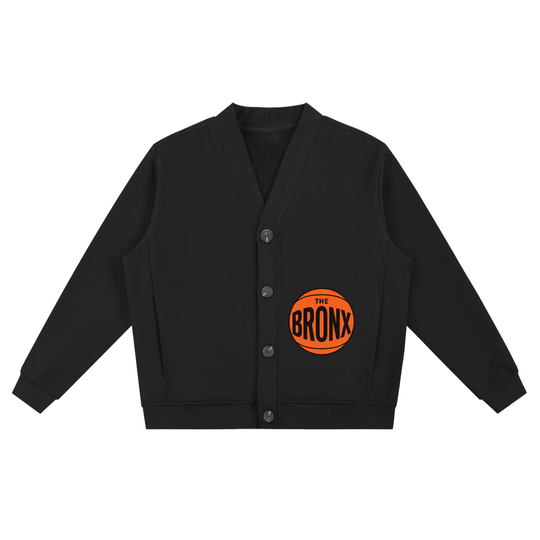 Bronx Basketball 2026 Playoffs Essential Heavyweight Sweat Cardigan by Bronx Native