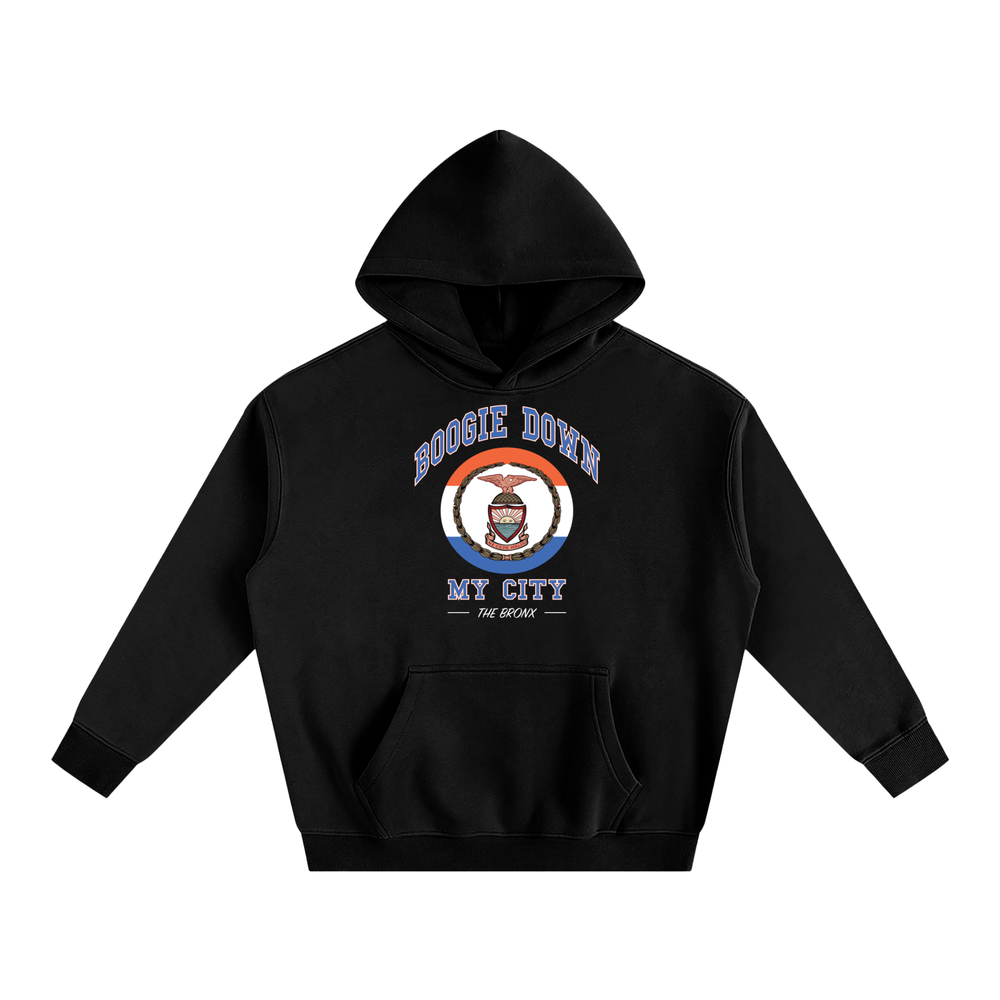 Boogie Down My City Classic Oversize Fleeced Hoodie