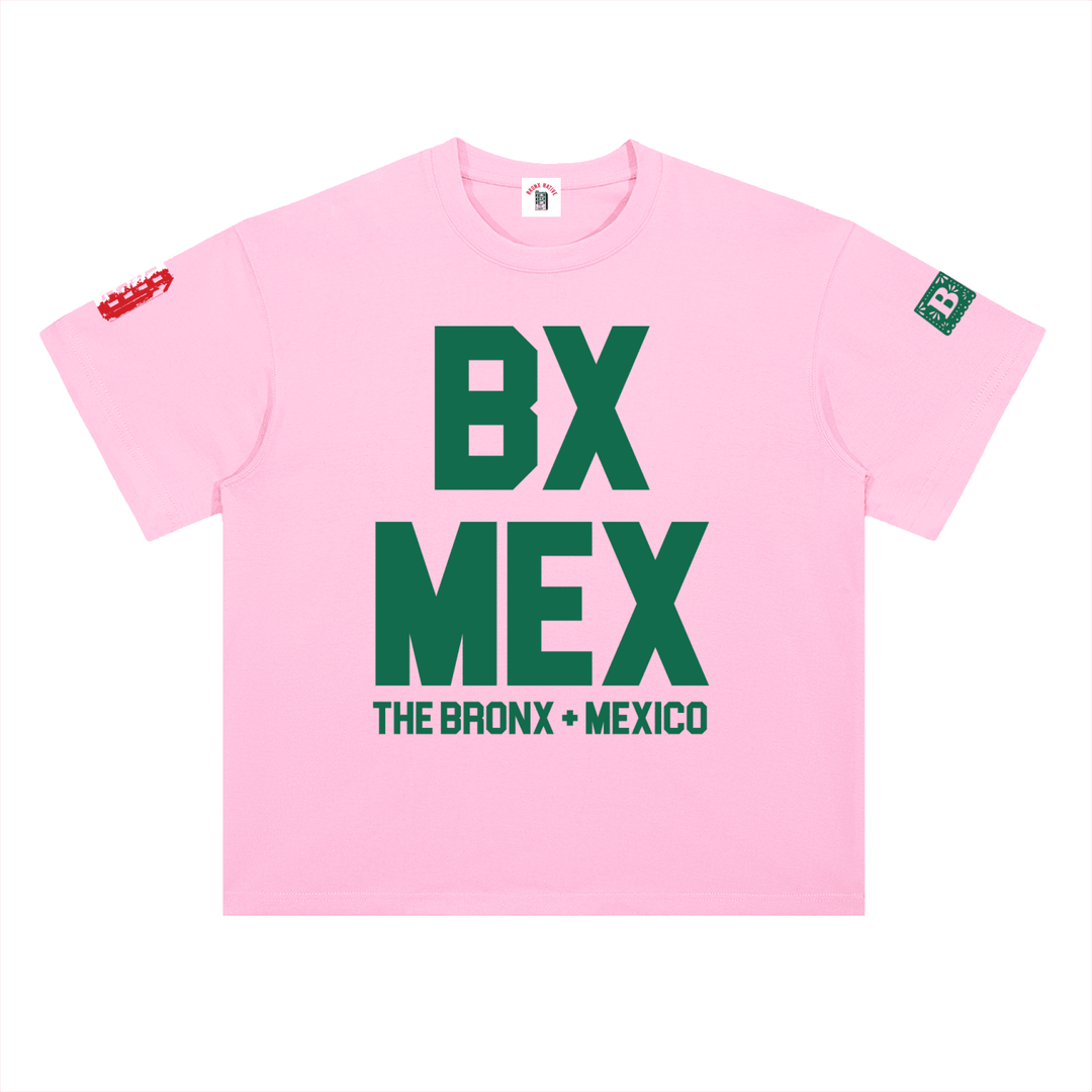 BX Mex Heavyweight Drop Shoulder Cotton T-Shirt by Bronx Native