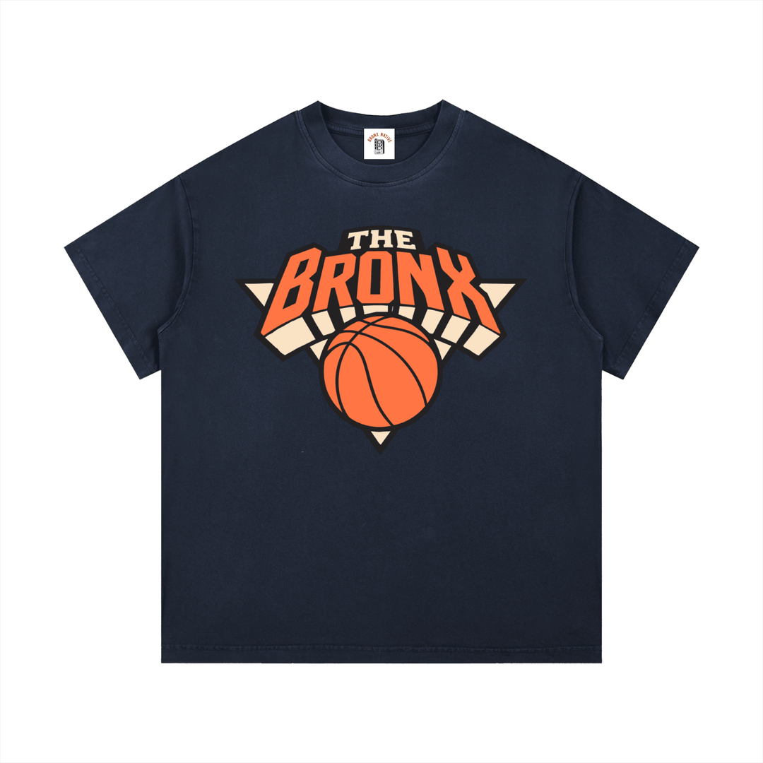 Bronx Basketball 2026 Playoffs Vintage Wash Cotton T-Shirt by Bronx Native